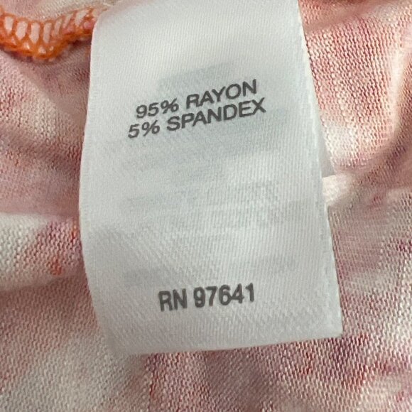 J. JILL Maxi Dress Diagonal Stripe Orange/Pink/Cream L PETITE EUC - Picture 4 of 4